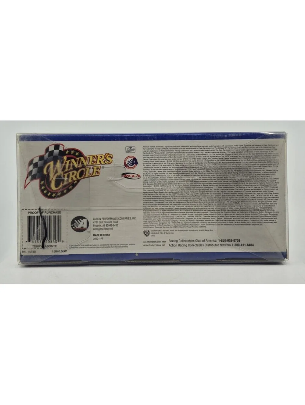 Terry Labonte #5 Kellogg's Looney Tunes Rematch 2002 1:24 Action Bank